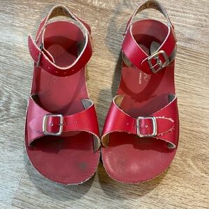 Red Sunsan sandals size 12. Worn.